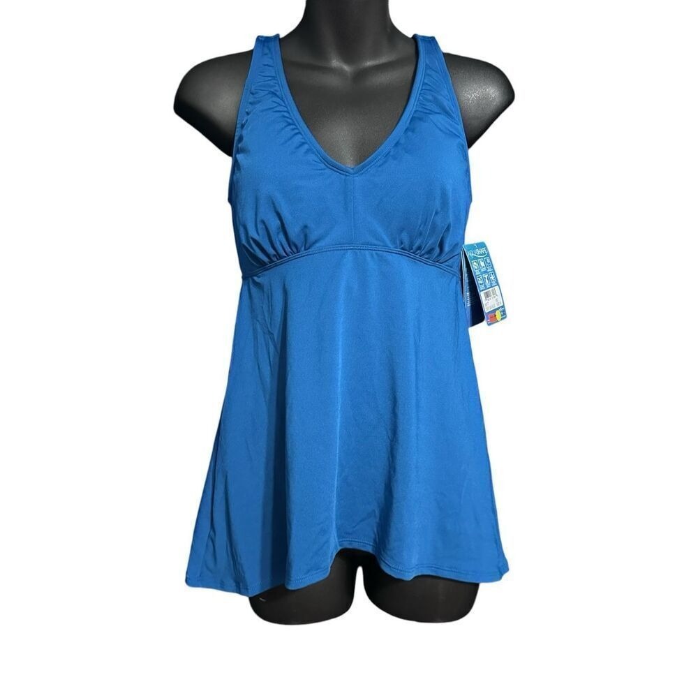 NEW WITH TAGS Beautiful women WOMEN'S AQUASHAPE FLYAWAY TANKINI TOP Swimsuit siz